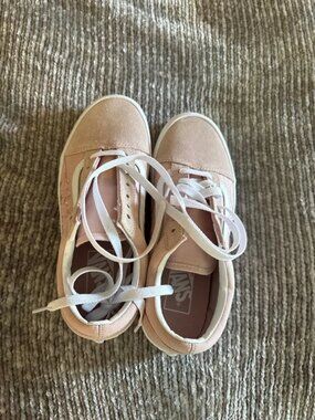 Vans pink shoes size 6.5